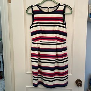 J.Crew striped dress with pockets
